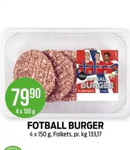 Kiwi FOTBALL BURGER tilbud
