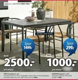 JYSK TAGMARK hagestol - svart tilbud