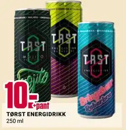 Europris TØRST ENERGIDRIKK tilbud