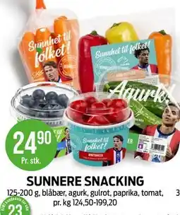 Kiwi SUNNERE SNACKING tilbud