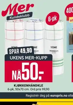Europris KJØKKENHÅNDKLE, App-pris tilbud