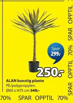 JYSK ALAN kunstig plante tilbud