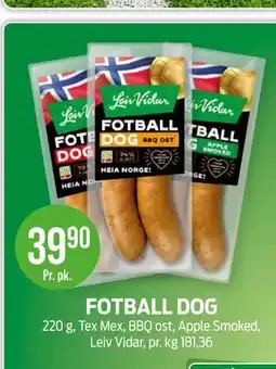 Kiwi FOTBALL DOG tilbud