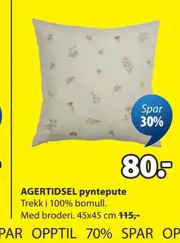 JYSK AGERTIDSEL pyntepute tilbud