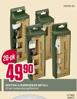Europris BESTIKK GJENBRUKBAR METALL tilbud