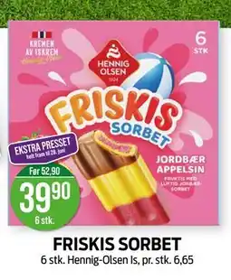 Kiwi FRISKIS SORBET tilbud