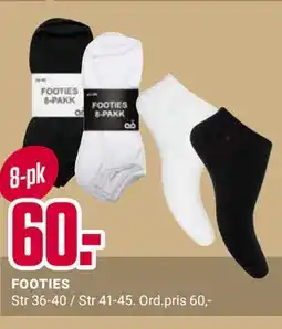 Europris FOOTIES tilbud