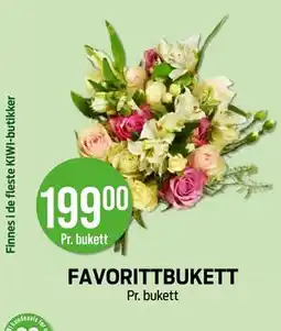Kiwi FAVORITTBUKETT tilbud