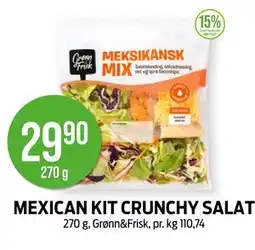 Kiwi MEXICAN KIT CRUNCHY SALAT tilbud