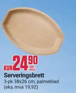 Europris Serveringsbrett tilbud