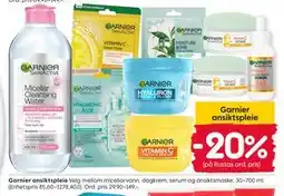 Rusta Garnier ansiktspleie tilbud