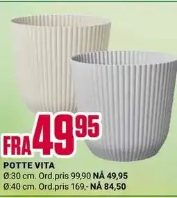 Europris POTTE VITA tilbud