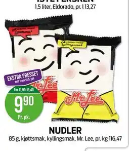 Kiwi NUDLER tilbud