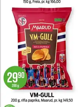 Kiwi VM-GULL tilbud