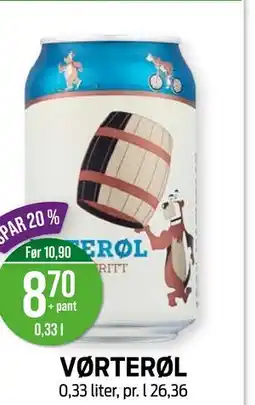 Kiwi VØRTERØL tilbud