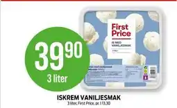Kiwi ISKREM VANILJESMAK tilbud