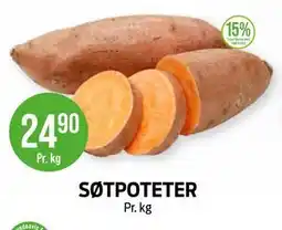 Kiwi SØTPOTETER tilbud