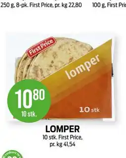 Kiwi LOMPER tilbud