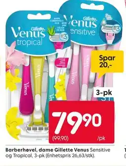 Rusta Barberhøvel, dame Gillette Venus tilbud