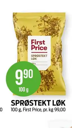 Kiwi SPRØSTEKT LØK tilbud