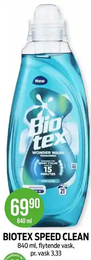 Kiwi BIOTEX SPEED CLEAN tilbud