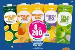 Coop Obs COOP JUICE, Medlemspris tilbud