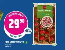 Coop Obs COOP SØDMETOMATER, Medlemspris tilbud