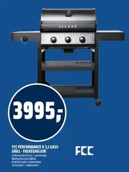 Coop Obs FCC PERFORMANCE II 3,1 GASSGRILL - FOLKEGRILLEN! tilbud