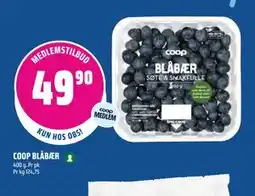 Coop Obs COOP BLÅBÆR, Medlemspris tilbud