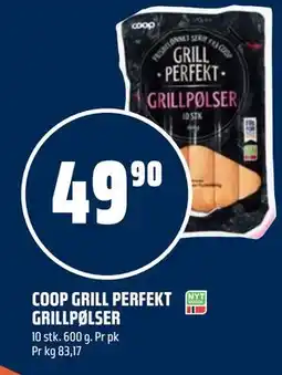 Coop Obs COOP GRILL PERFEKT GRILLPØLSER tilbud