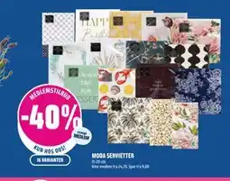 Coop Obs MODA SERVIETTER tilbud