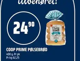 Coop Obs COOP PRIME PØLSEBRØD tilbud