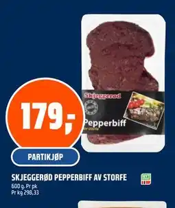 Coop Obs SKJEGGERØD PEPPERBIFF AV STORFE tilbud