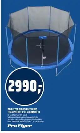 Coop Obs PRO FLYER BIGBOUNCE RUND TRAMPOLINE 3,96 M KOMPLETT tilbud