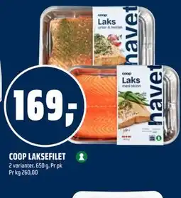 Coop Obs COOP LAKSEFILET tilbud