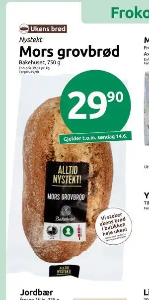 Joker Mors grovbrød tilbud