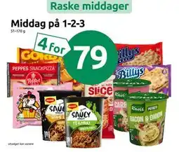 Joker Middag på 1-2-3 tilbud