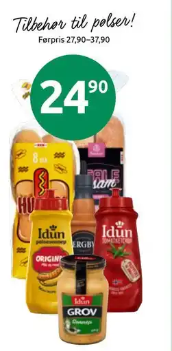 Joker Tilbehør til pølser! tilbud