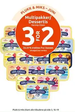 Joker Multipakker/ Dessertis tilbud