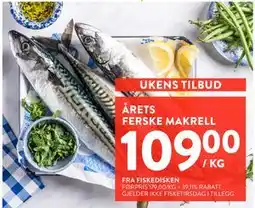 Jacobs ÅRETS FERSKE MAKRELL tilbud