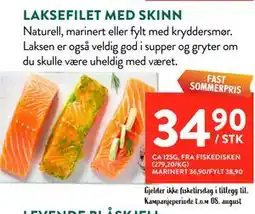 Jacobs LAKSEFILET MED SKINN tilbud