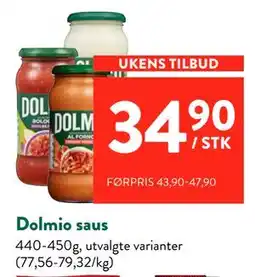 Jacobs Dolmio saus tilbud