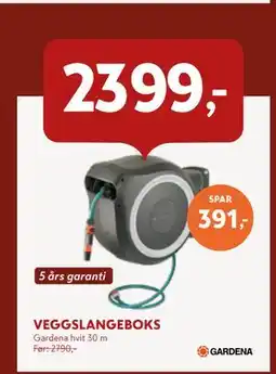 Byggmakker VEGGSLANGEBOKS tilbud