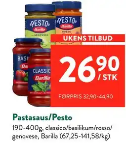 Jacobs Pastasaus/Pesto tilbud
