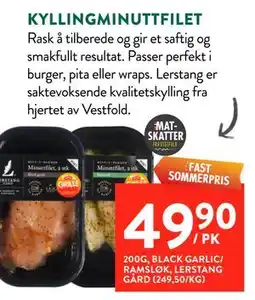 Jacobs KYLLINGMINUTTFILET tilbud