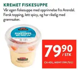 Jacobs KREMET FISKESUPPE tilbud
