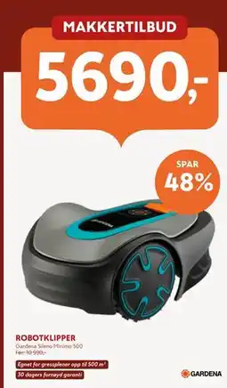 Byggmakker ROBOTKLIPPER tilbud