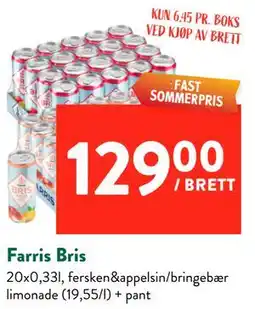 Jacobs Farris Bris tilbud