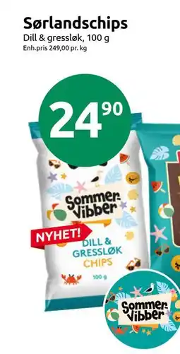 Joker Sørlandschips tilbud