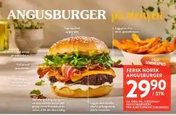 Jacobs FERSK NORSK ANGUSBURGER tilbud